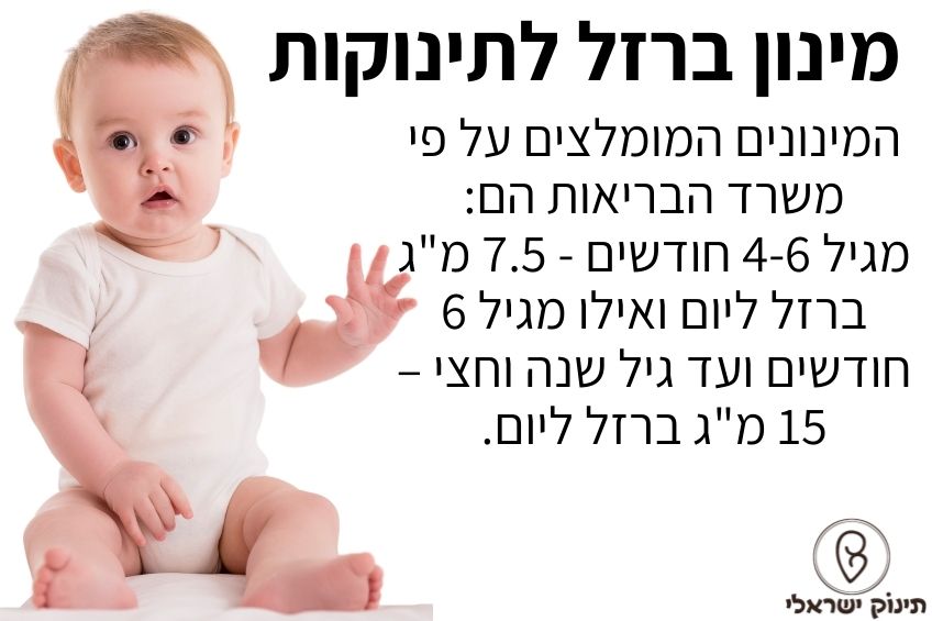 מינון ברזל לתינוקות